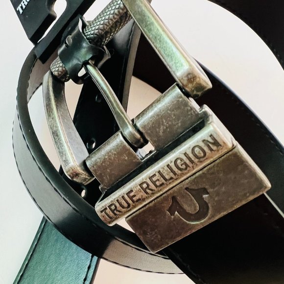 TRUE RELIGION Men's Reversible "Roller Twist" Belt Size 40 NWT - Picture 3 of 5